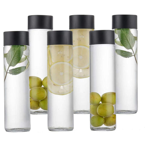 Reusable Glass Bottles, 500ml, Pack of 6, - Willow