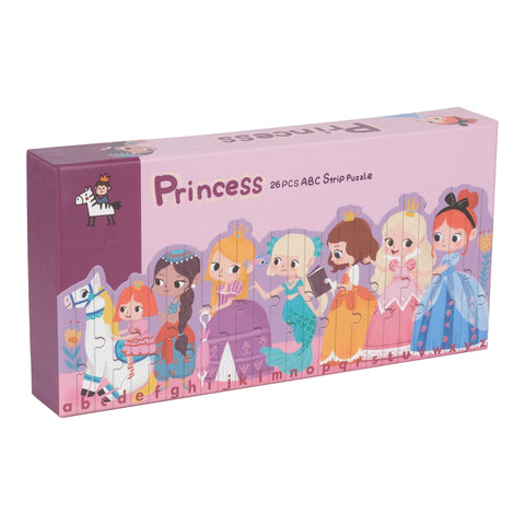 Emma Strip 3D Puzzles Toy Wooden Jigsaw Puzzle 26 Pcs (Princess)