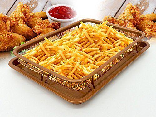 Gotham Steel 1463 Crisper Tray, Brown Medium Brown