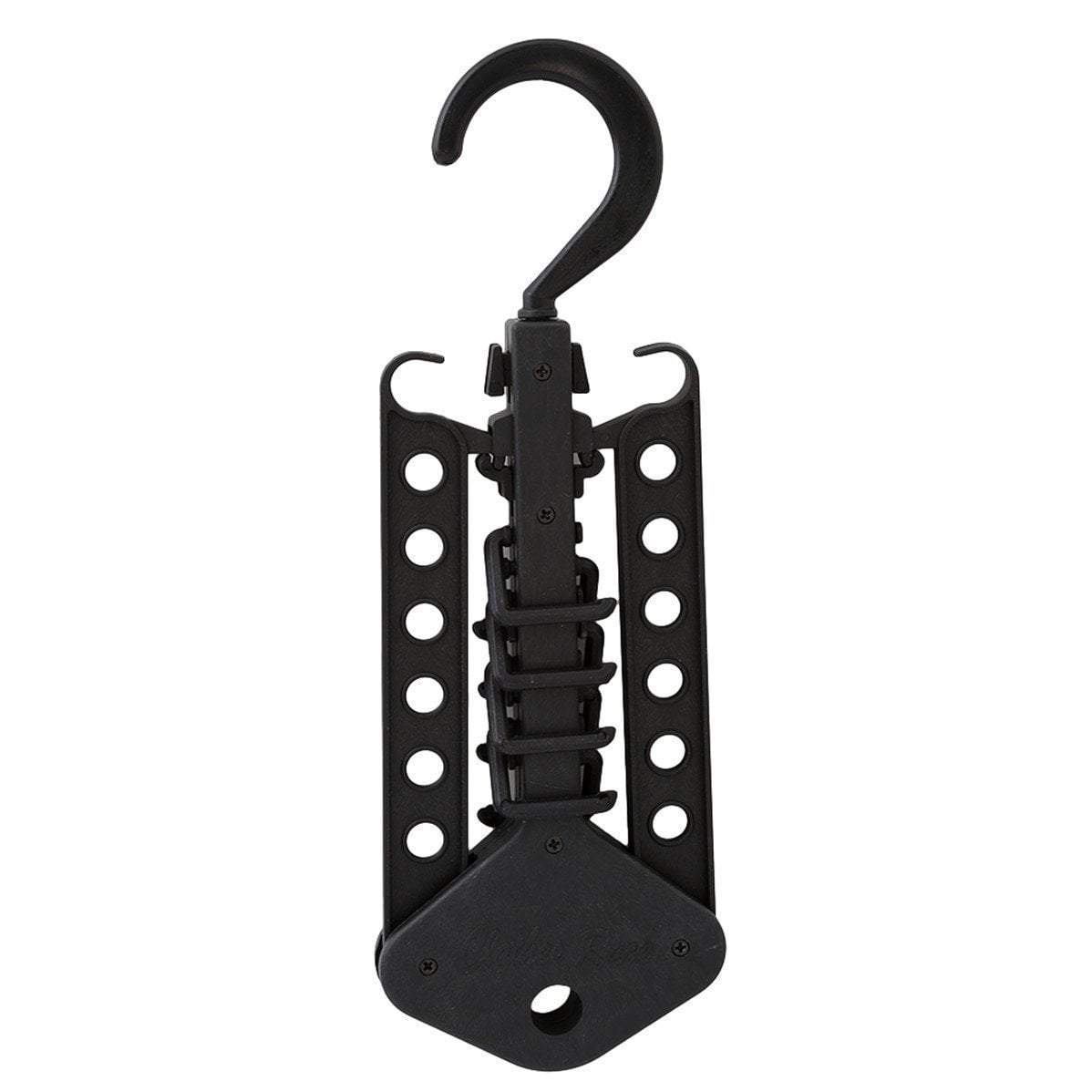 Fashionable Folding Multifunction Magic Hangers Clothes Rack Black - SquareDubai