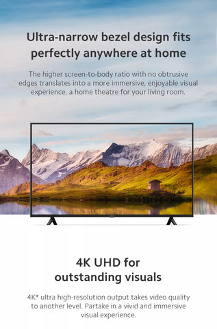 Xiaomi Mi TV P1E 65inch with 4K display and Smart-Home Control