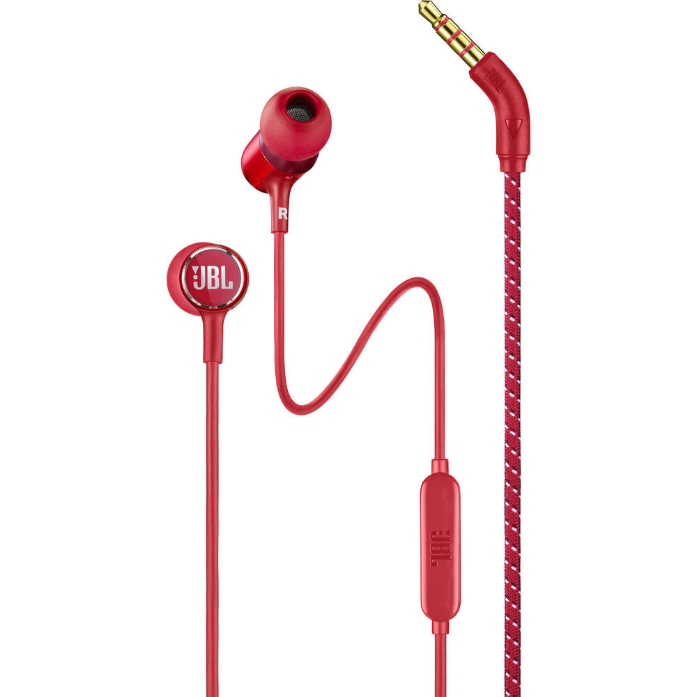 JBL LIVE 100 Wired In-ear Headphoner - Red