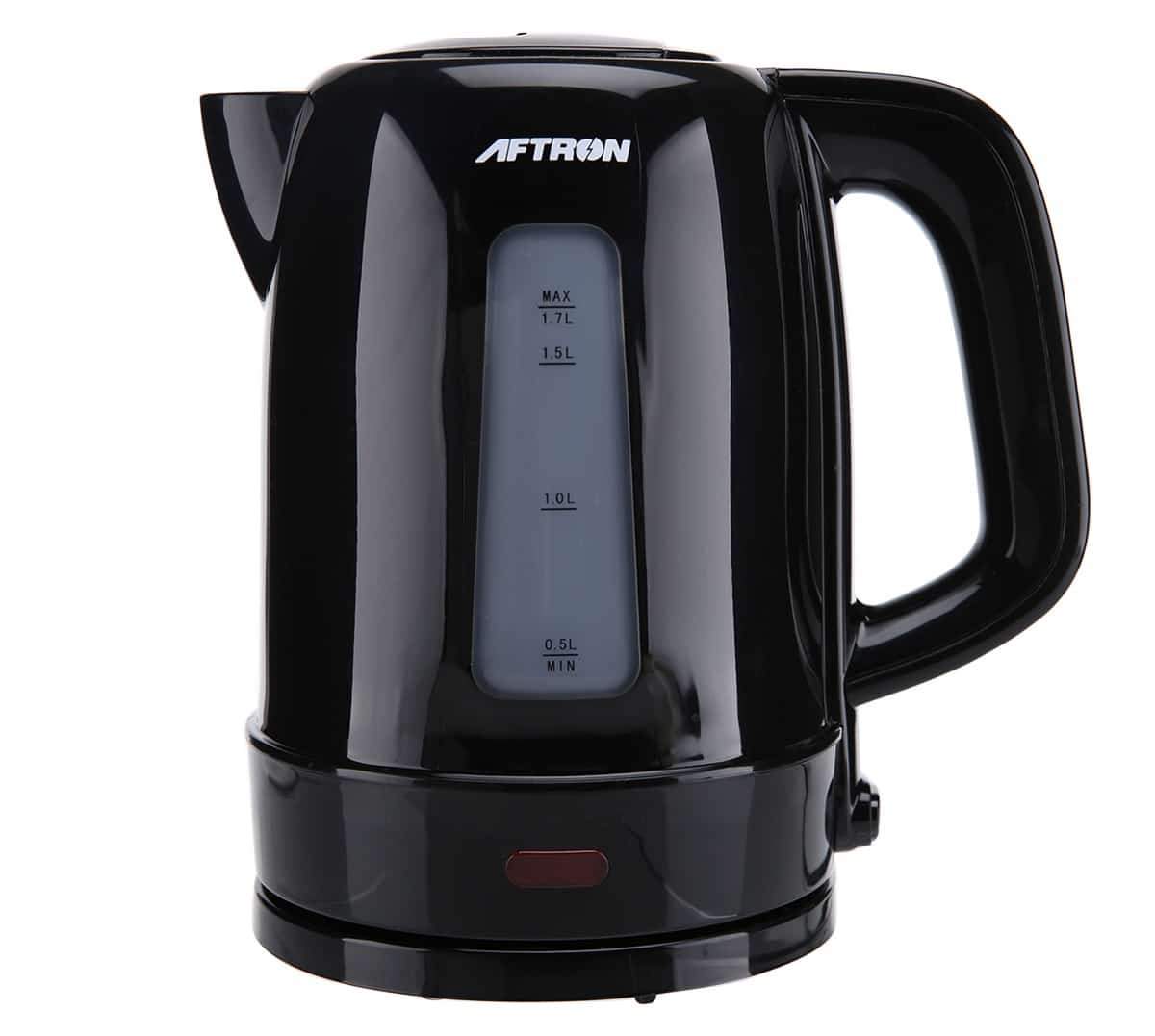 Aftron Kettle & Toaster Breakfast Set (750 W, 2,220 W, Black) - SquareDubai