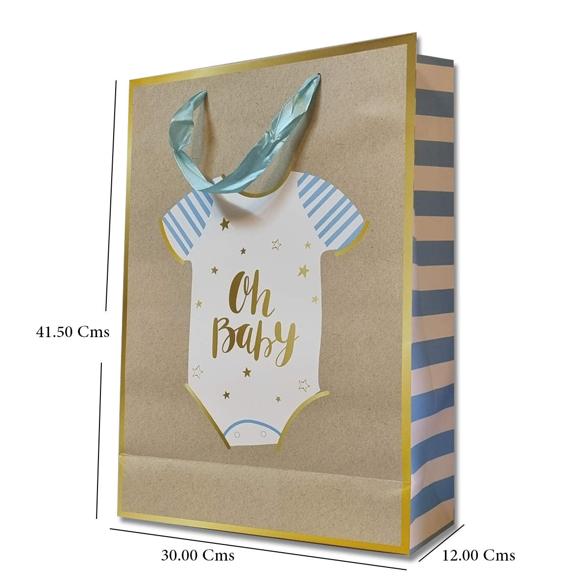 Happy Birthday Gift Bag - Extra Large (41x30x12 Cms) (6Pcs Pack) - WILLOW