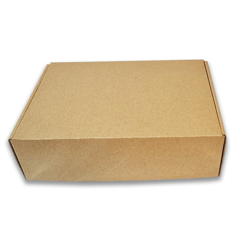 Kraft Corrugated E Flute Box with 12 Dividers 25x18x7 Cm – (10Pc Pack)