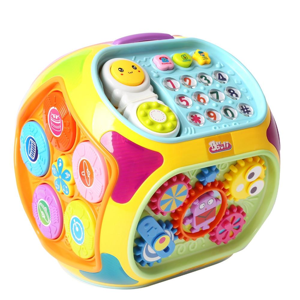 Multifunctional Dynamic Musical Drums & Music Box With Light