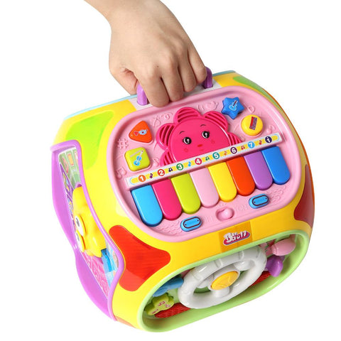 Multifunctional Dynamic Musical Drums & Music Box With Light