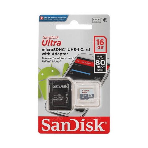 Sandisk  Memory Card For Multi - Micro SD High Capacity Cards