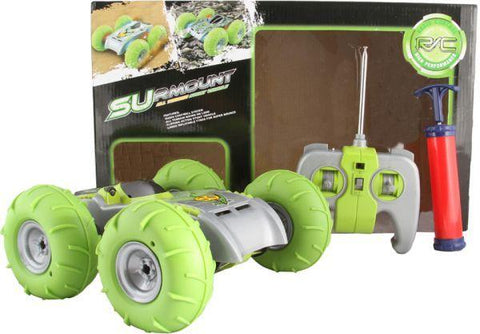Remote Controlled Surmount Super Power Stunt Vehicle [Green, 932]