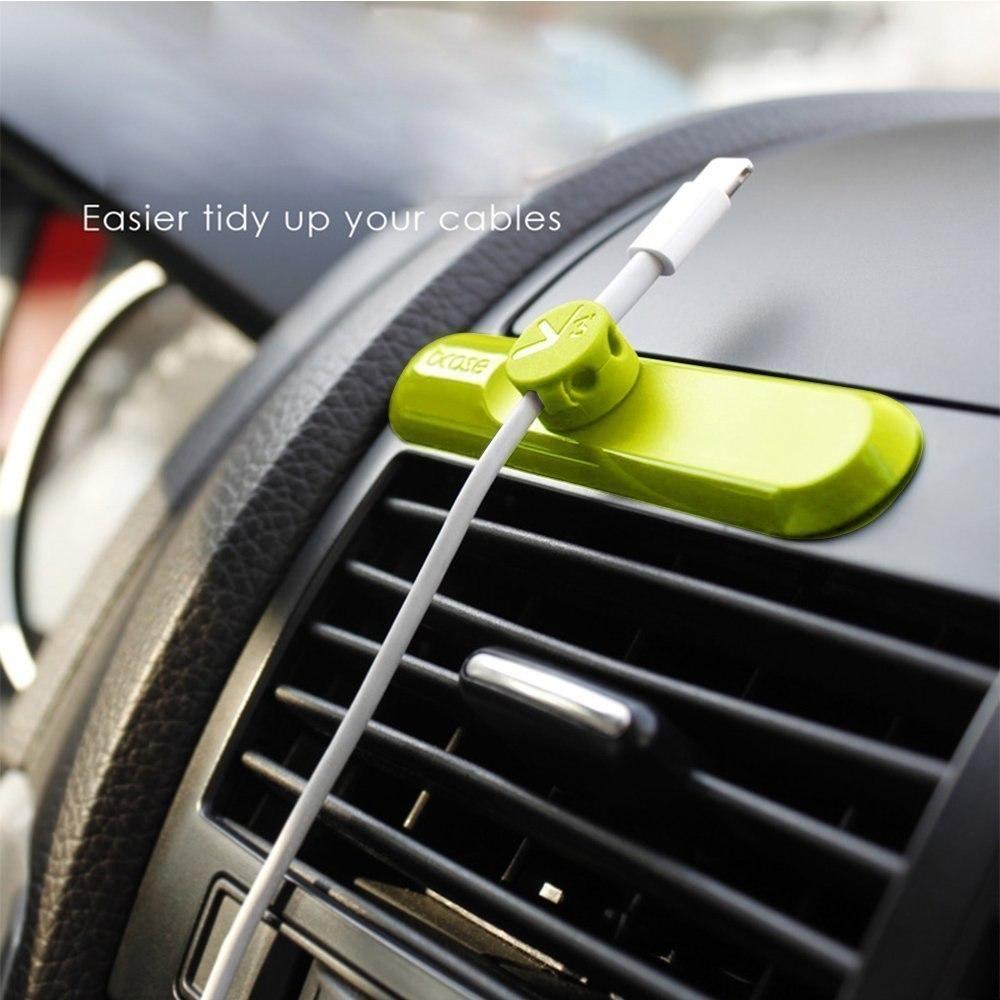 Magnetic USB Cable Clip Desk Tidy Organiser Wire Lead USB Cable Holder