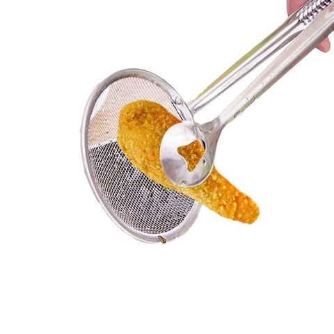 Steel Frying Mesh Tong