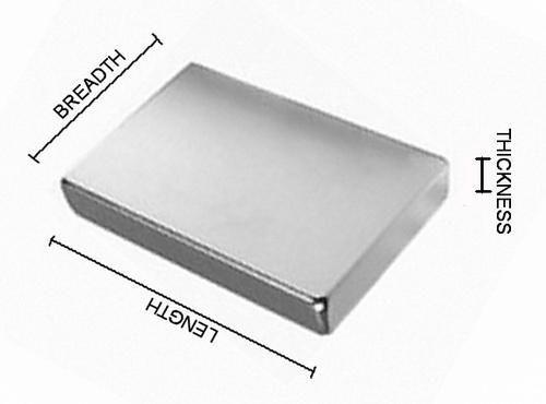 NEODYMIUM BLOCK MAGNETS L20-mm X W15-mm X T1.5-mm 100Pcs/LOT