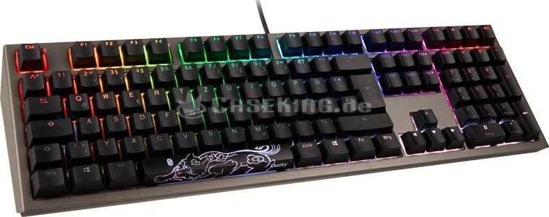 Ducky Shine 7 RGB Backlit USB Gunmetal Mechanical Gaming Keyboard