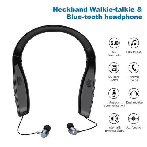 Bluetooth headset for two way radio & phone