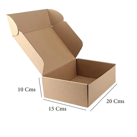 Willow Packaging Shipping Corrugated Box Eco Friendly Brown Mailing Box 20x15x10 Cm – (10Pc Pack)