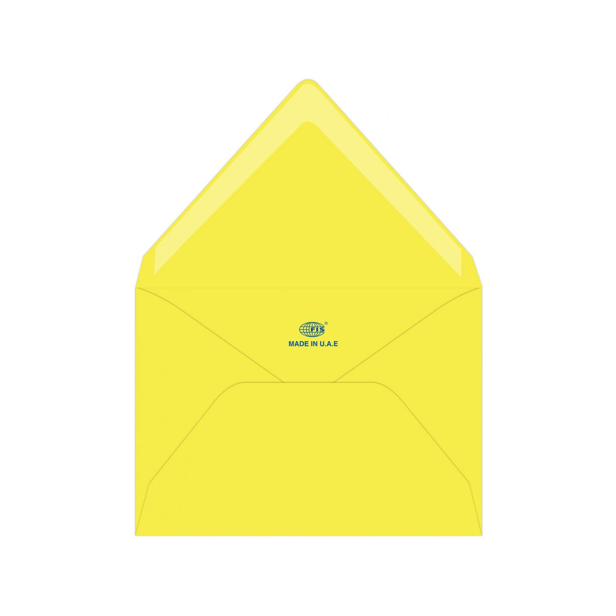 Color Envelopes, Glued, Neon  Colors, Pack of 50 Pcs. 136 x 204 mm, 80 GSM - SquareDubai