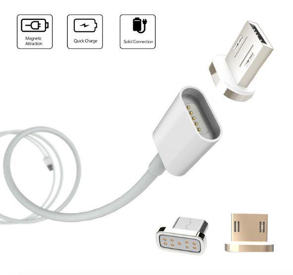 More offers for 1.2 Meter Micro USB and Lightning Adsorbent Magnetic Charging