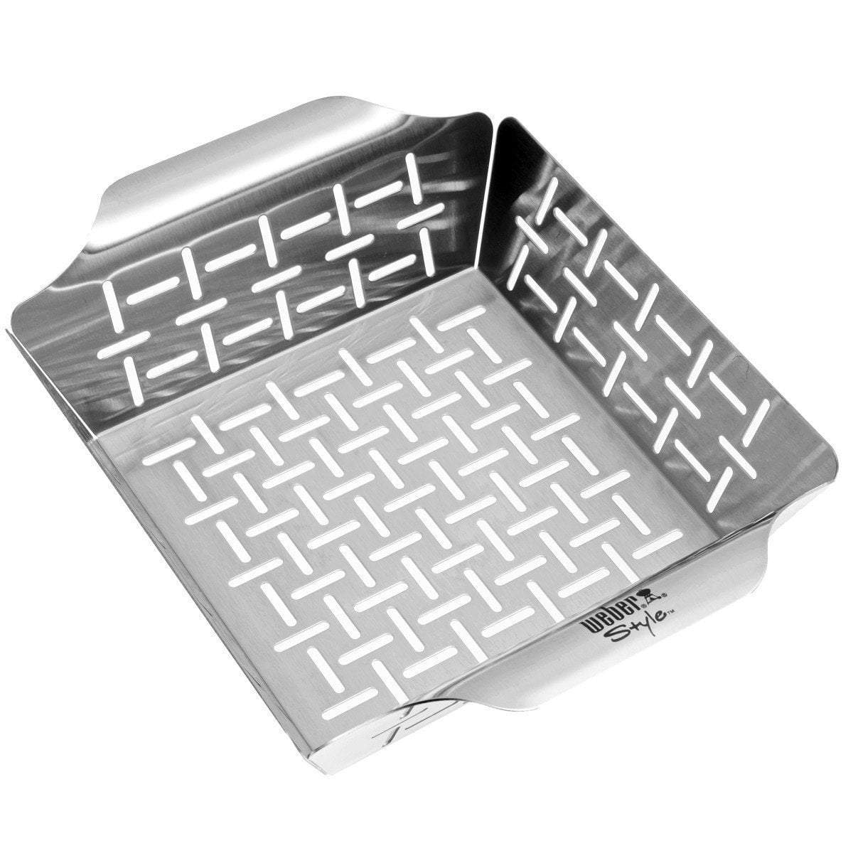 Weber Style Square Grill Steel Basket