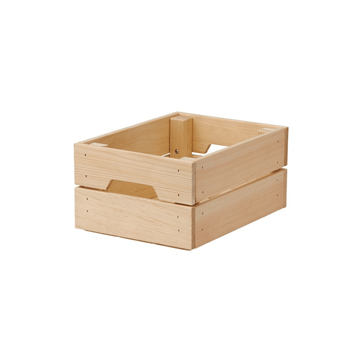 KNAGGLIG Box, small pine 23x31x15 cm