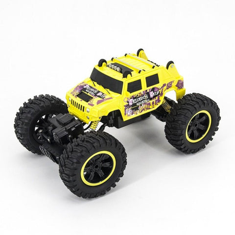 Remote Control crawler Hummer H2 Yellow 1:14 2.4GHz - Little Angel