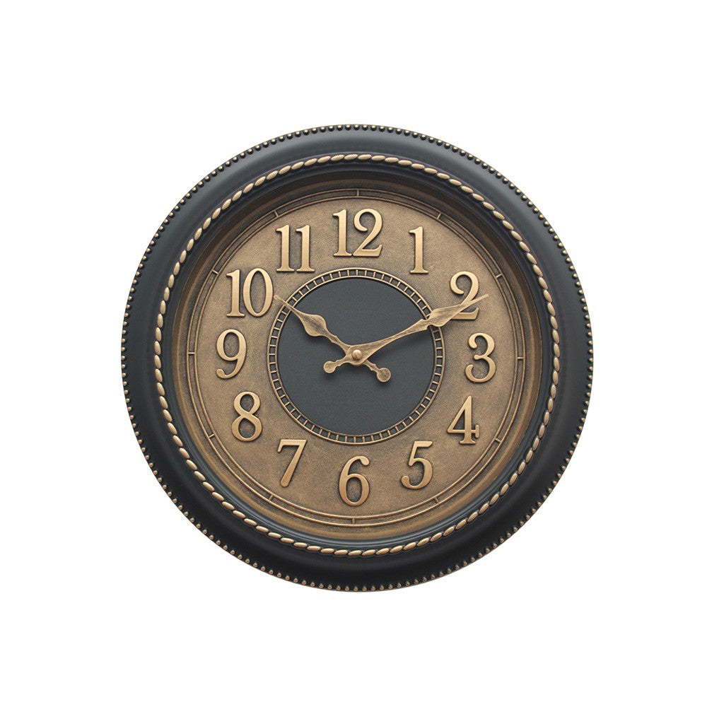 AW19 Lexie Wall Clock Antique Gold 12inch L1523-