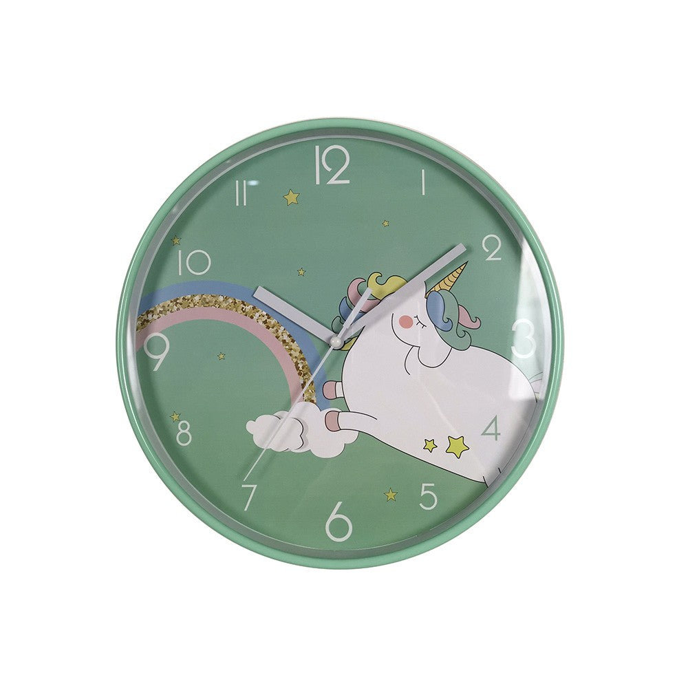 AW19 Stolpa Unicorn Wall Clock 25cm Teal  KIDS