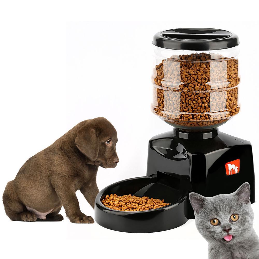 Automatic Pet Feeder Programmable Food Dispenser for Medium /  Small Pet Puppy / Kitten