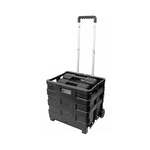 25kg Folding Shopping Trolley Storage Boot Cart Box - SquareDubai