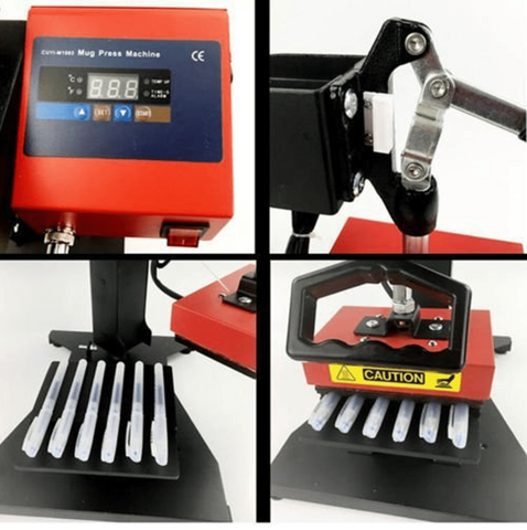 Digital Pen Heat Press Machine for 6pcs Ball-point Pen 10X15cm (220V) - SquareDubai