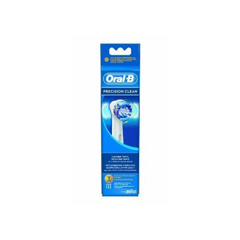 Oral-B PrecisionClean Electric Toothbrush Replacement Heads Powered Braun 3 Pack