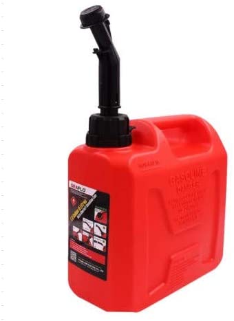 5 Litres Auto Shut Off Fuel Cans, Antistatic Petrol Diesel Tank Package - Seaflo