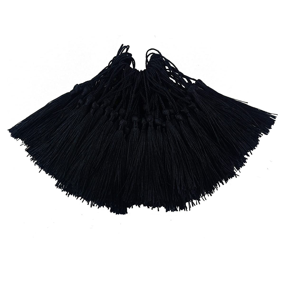 96 PCS Gold Soft Craft Tassels with Loops for Jewelry Making, DIY, Bookmark, - WILLOW