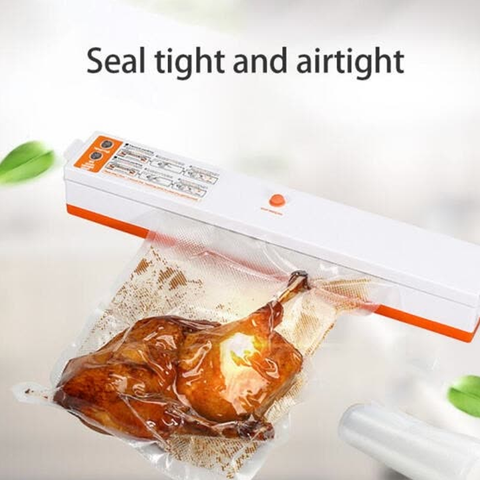 Automatic Household Food Vacuum Sealer Packaging Machine + 15 Pouches