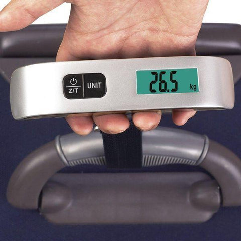 Camry Digital Luggage Scale Up tp 50 kg., Silver EL10-31P - SquareDubai