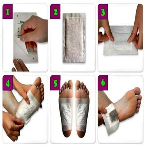 Kinoki 10-Piece Cleansing Detox Foot Patches