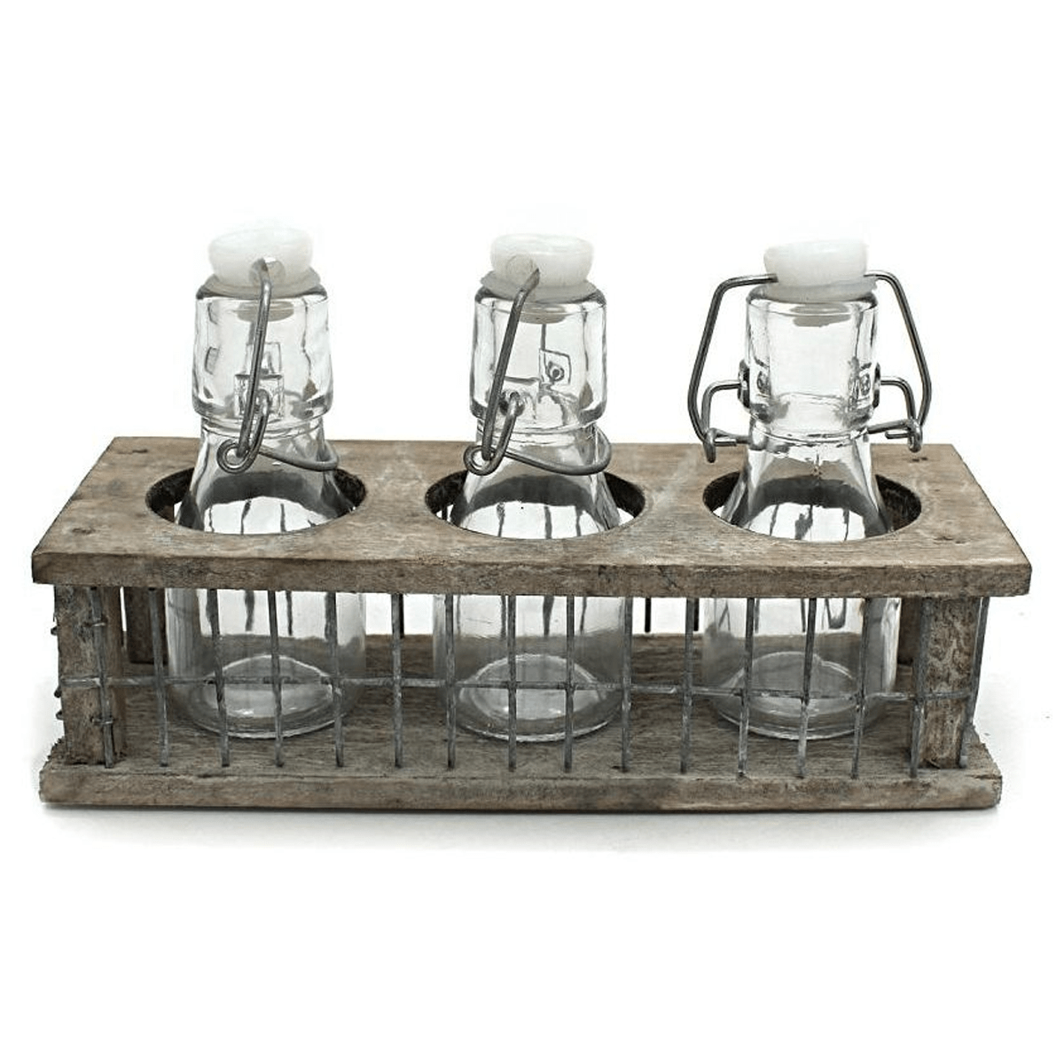 Al Hoora 3PCS / 60ML Each / Glass Oil & Vinegar Bottle Set