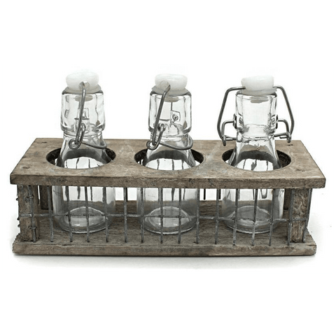 Al Hoora 3PCS / 60ML Each / Glass Oil & Vinegar Bottle Set