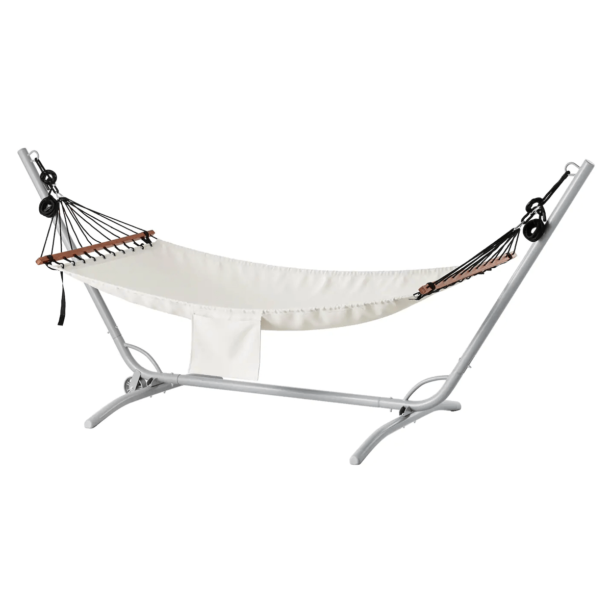 Hammock with stand, grey, beige