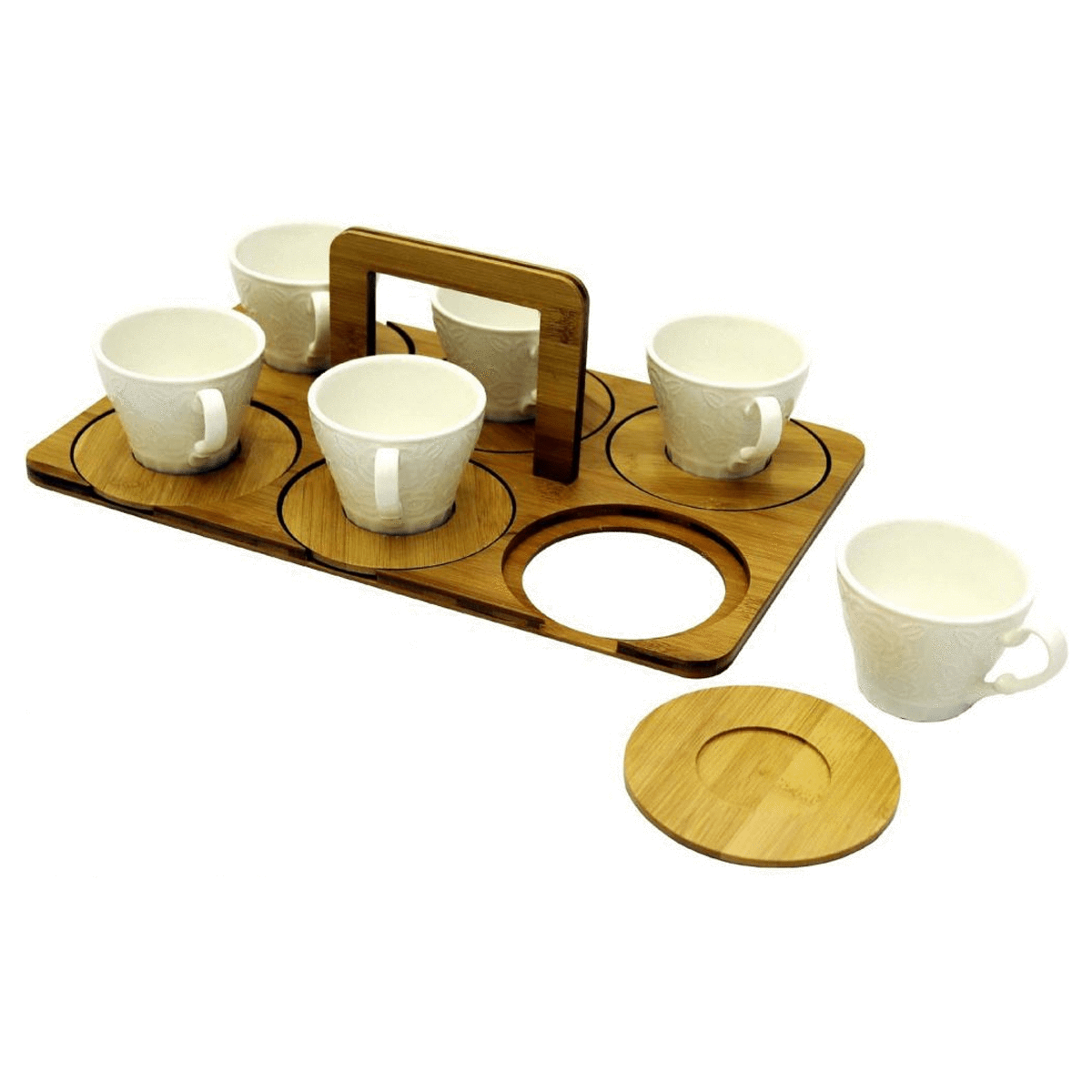 Liying Porcelain Coffee/Tea Set 120ml, White