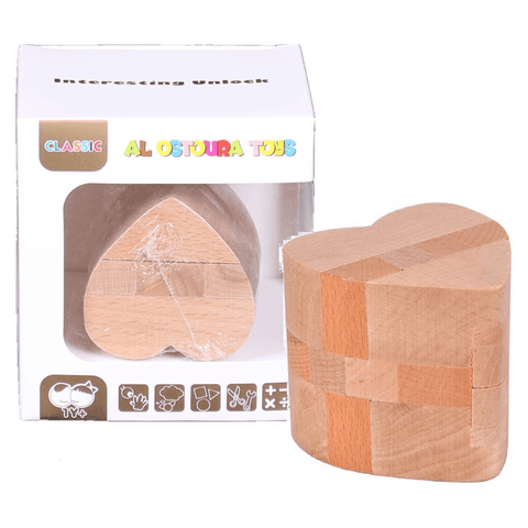 Wooden Educational Toys Interesting Unlock Wooden AB305