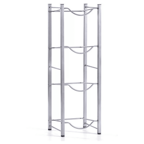 Water Bottle Rack Storage 5 Tier Shelf System Stand For 5 Gallon Durable Holder