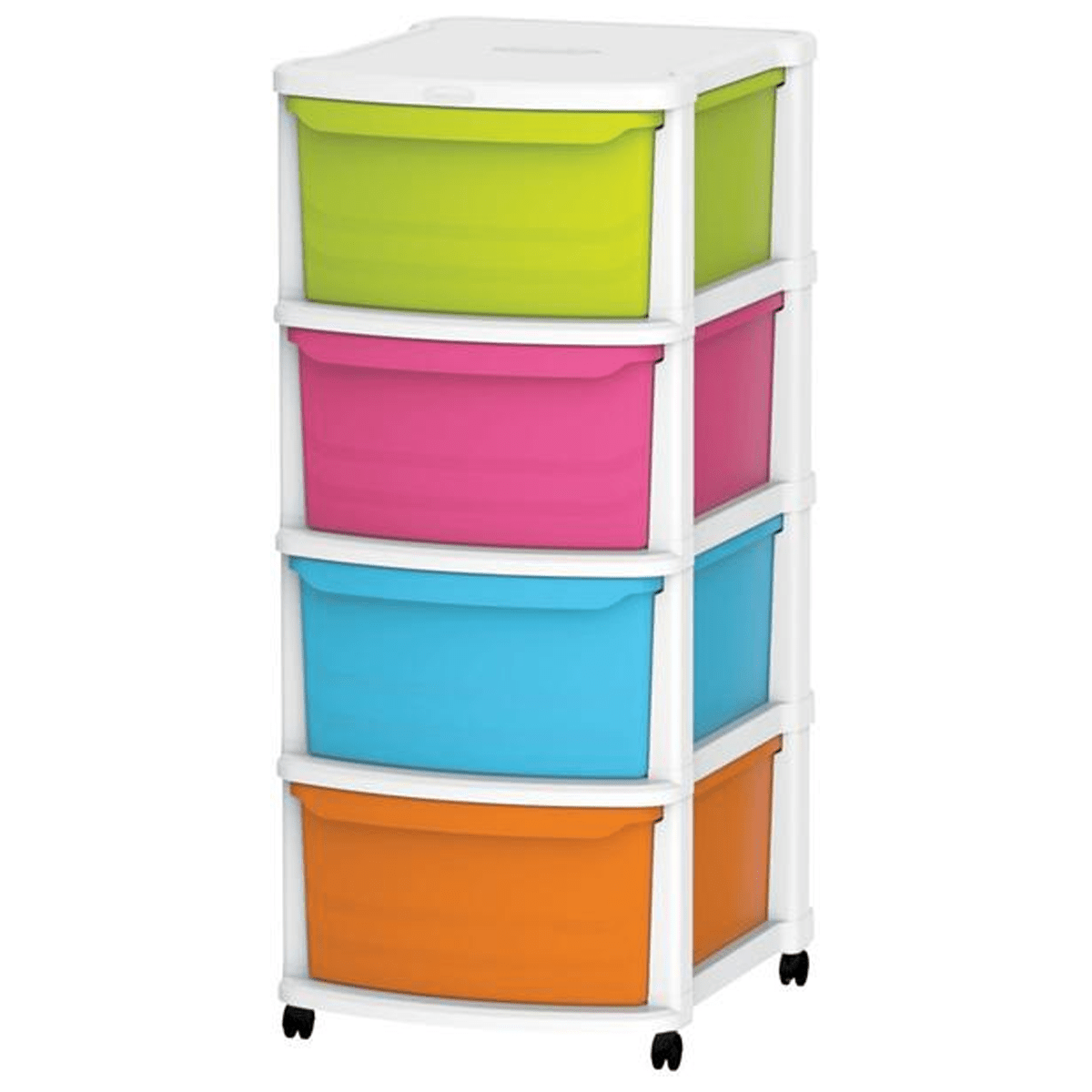 Multipurpose 4 Drawer Storage Cabinet - 4 Colors