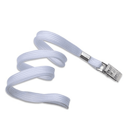 Olmecs 50 PCS 32-Inch Flat Lanyards with Bull Dog Clip