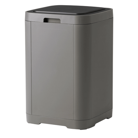 GIGANTISK Touch top bin, dark grey