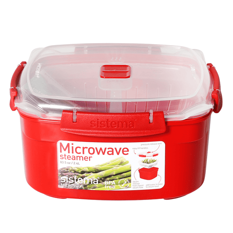 Sistema Microwave Steamer with Lock (2.4L, Medium)