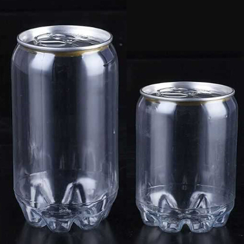 Food Grade Plastic Can With Aluminium Lid For Juice or Nuts (200Pc Pack)