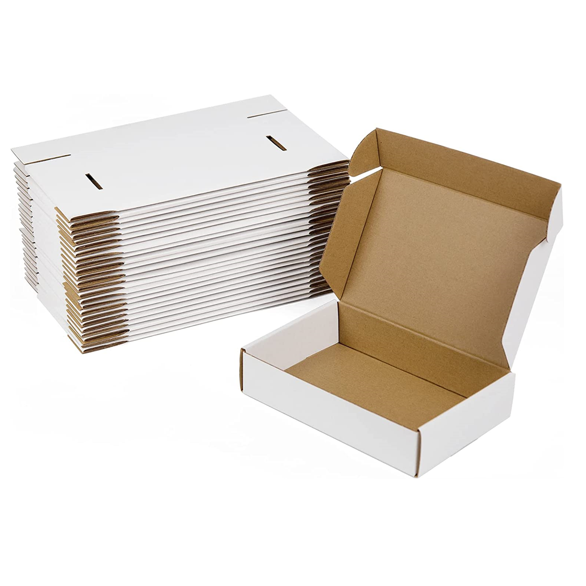 Willow KRAFT Corrugated Cardboard Boxes (Pack of 25)  20x10x3 Cms