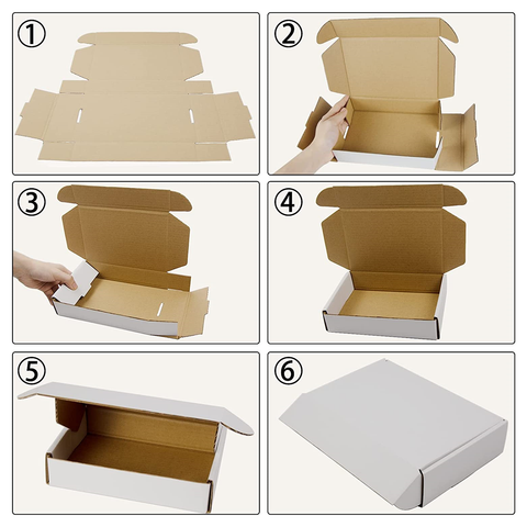 Willow KRAFT Corrugated Cardboard Boxes (Pack of 20)  21x15x4 Cms