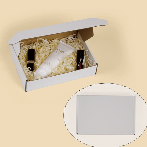 Willow KRAFT Corrugated Cardboard Boxes (Pack of 25)  20x10x3 Cms