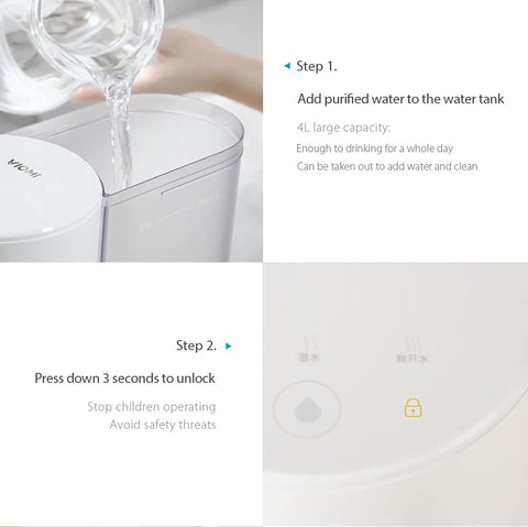 VIOMI 4L Smart APP Control Instant Hot Water Dispenser Water Kettle